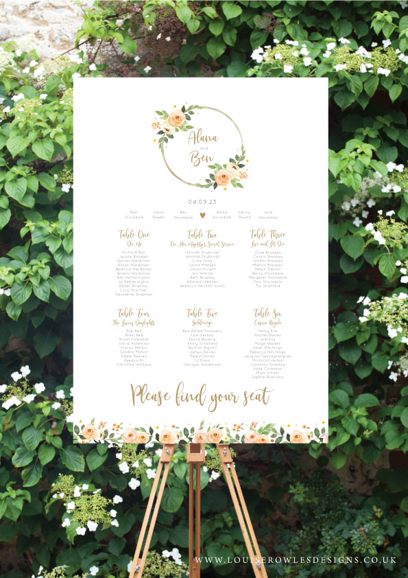 seating plan, table plan ideas