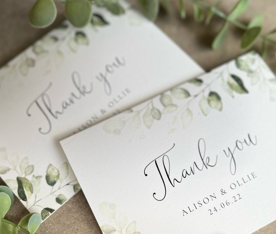 wedding thank you cards