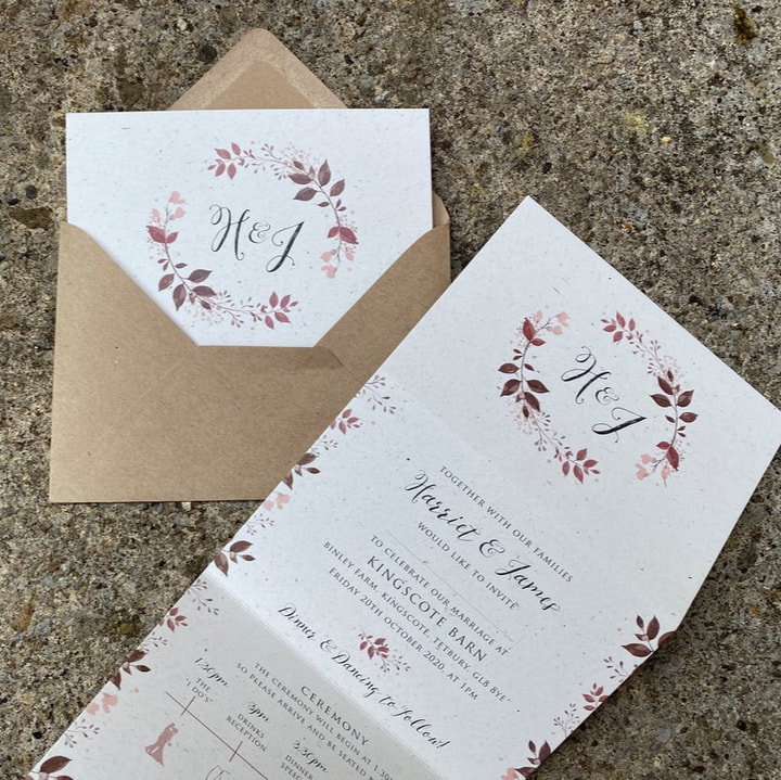 browns, wildflower, wedding invites, save the dates