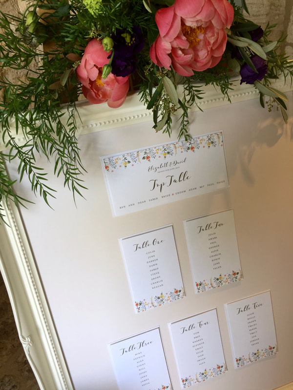 floral wedding invitations