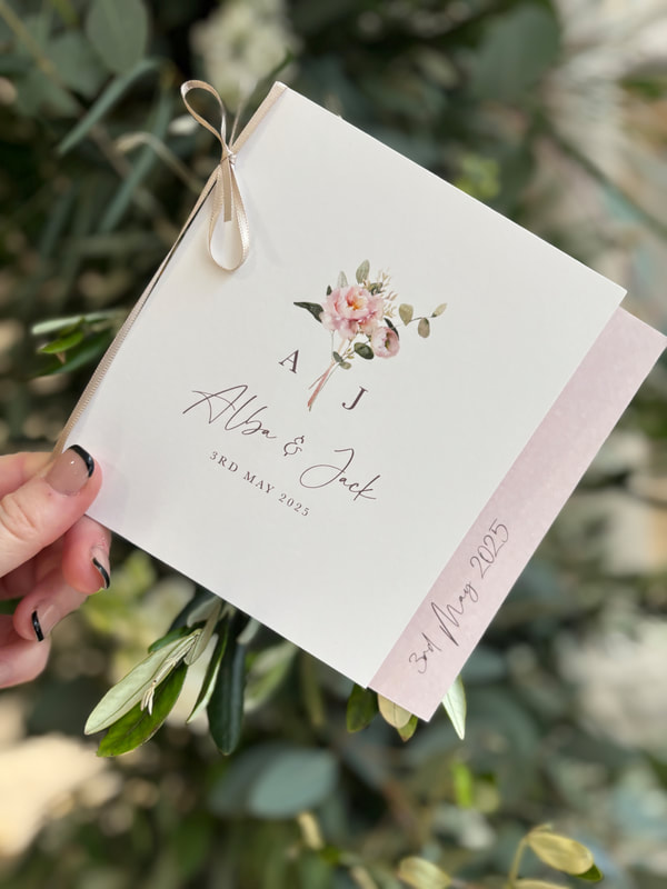 Modern wedding invitations, Floral wedding invitations 