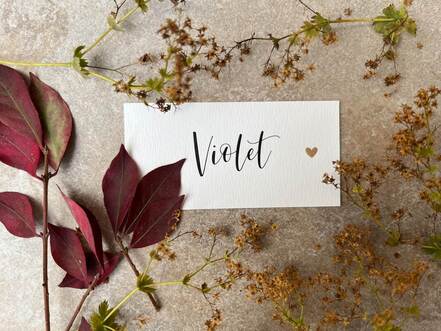 Autumn floral wedding invitations