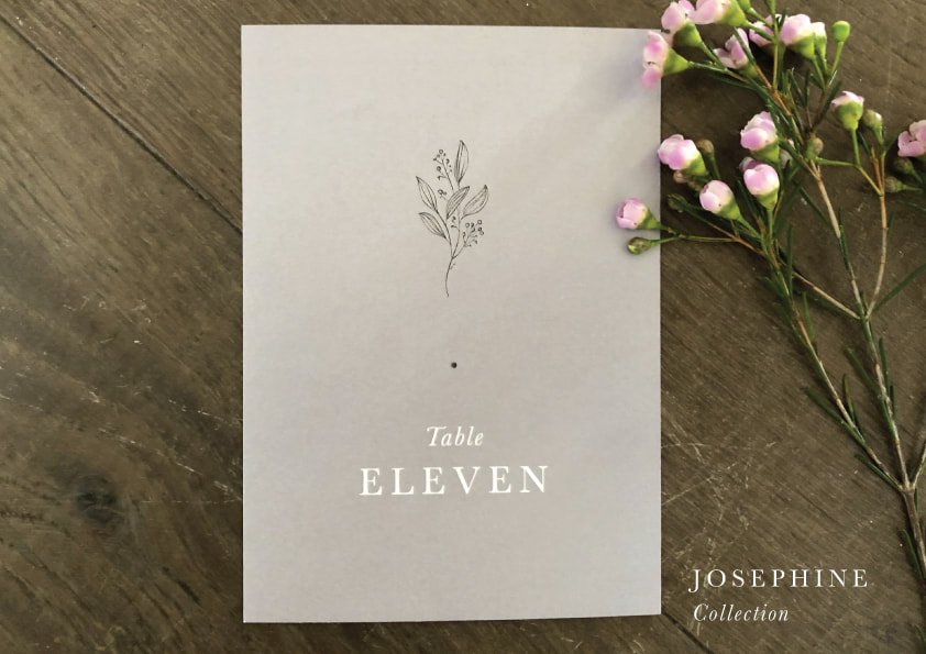 Elegant wedding stationery. gray
